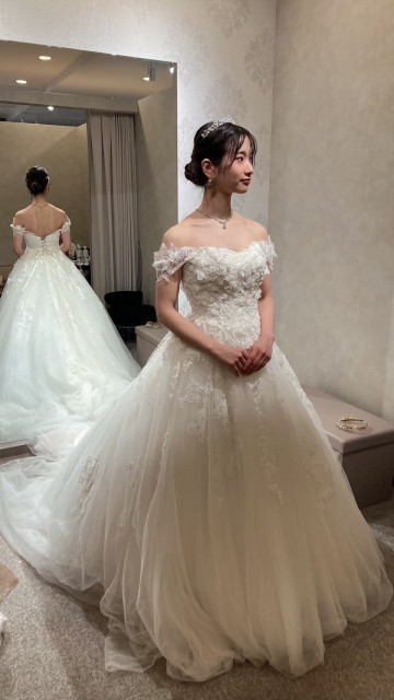 うらんさんのウエディングドレスの写真