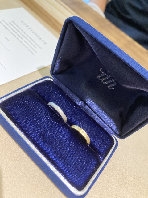 うらんさんの結婚指輪の写真