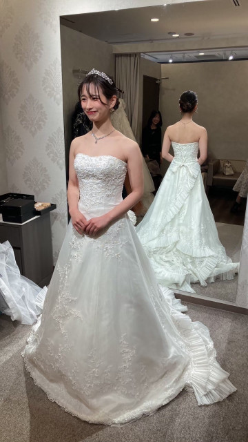 うらんさんのウエディングドレスの写真