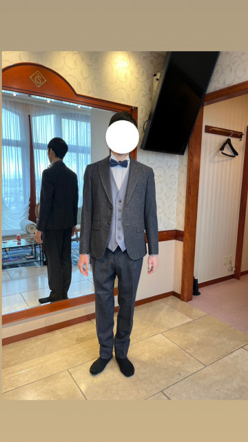 ゆあさんの新郎衣装の写真