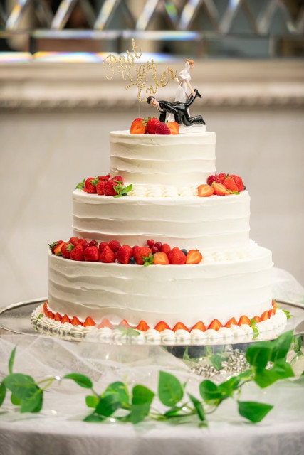 つさんのウエディングケーキの写真