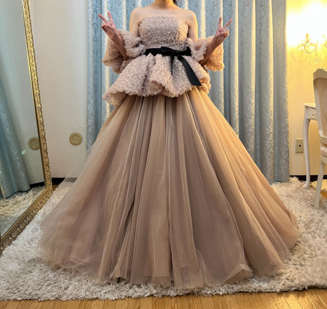 しめじさんのウエディングドレスの写真