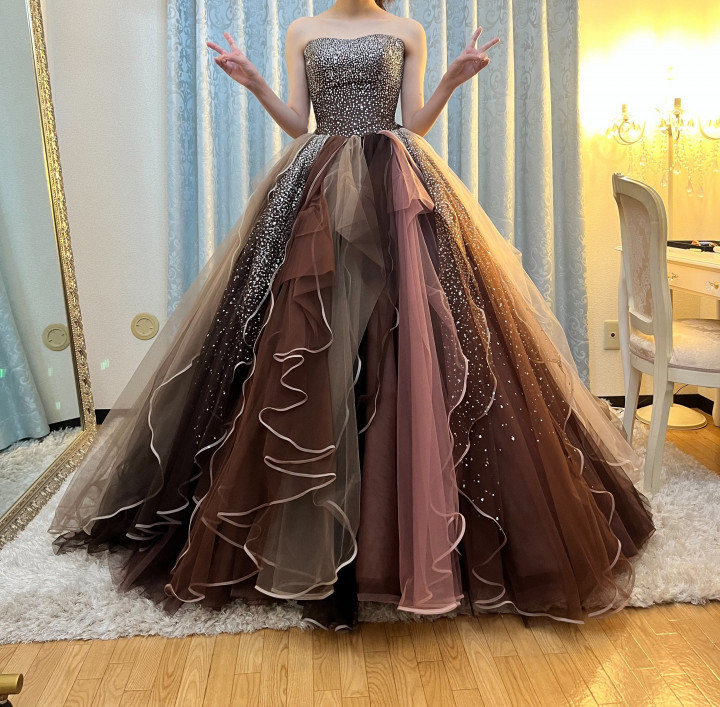しめじさんのウエディングドレスの写真