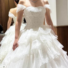 aiさんのウエディングドレスの写真