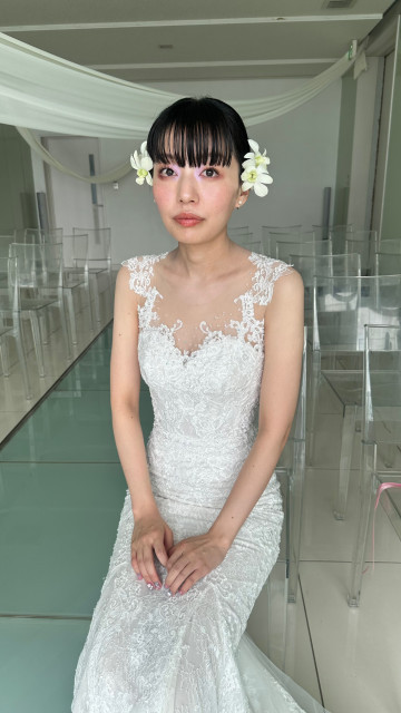 poさんのヘアメイクの写真