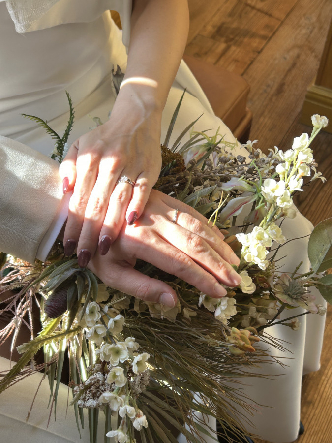 よしさんの結婚指輪の写真