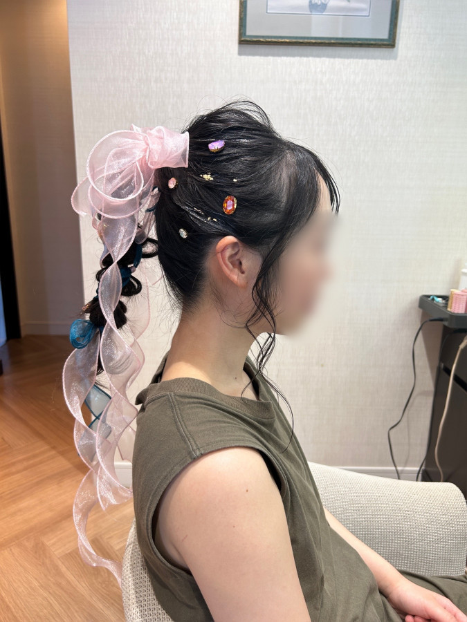 のんちょこさんのヘアメイクの写真