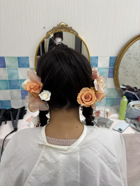 まるさんのヘアメイクの写真