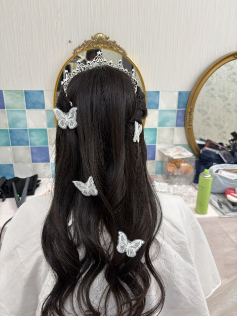 まるさんのヘアメイクの写真