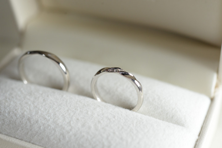 ちーさんの結婚指輪の写真