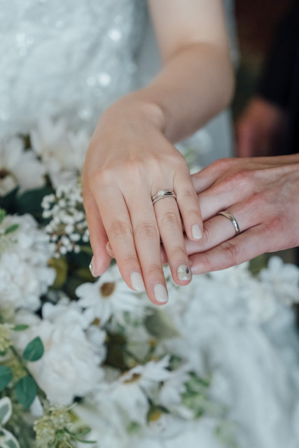 Yさんの結婚指輪の写真