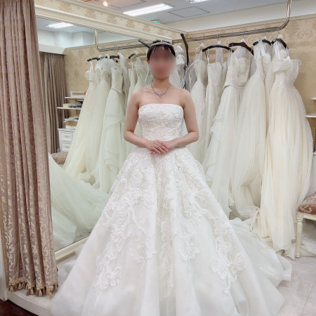 Yさんのウエディングドレス