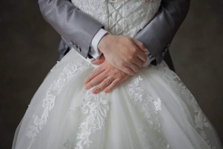 空と藤さんの結婚指輪の写真
