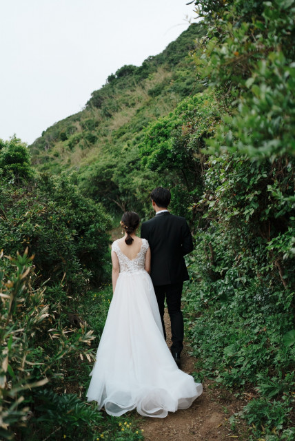 nさんの前撮りの写真