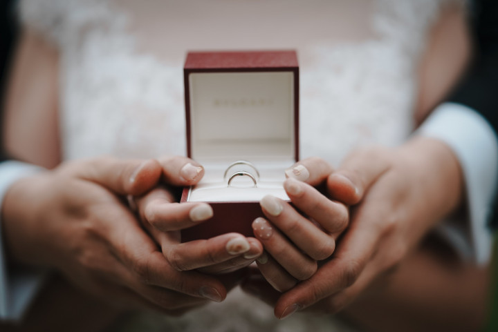 nさんの前撮りの写真