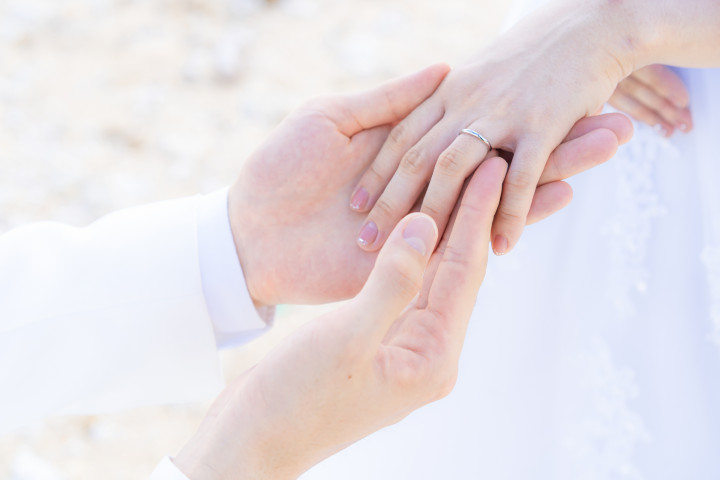 まなこさんの結婚指輪の写真