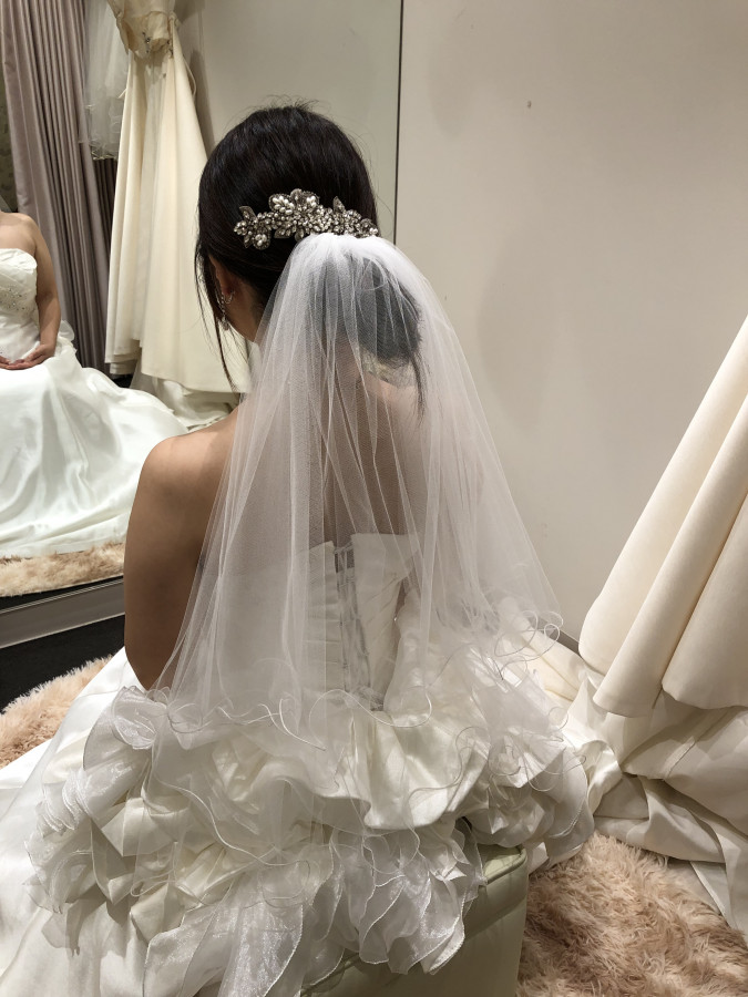もえさんのウエディングドレスの写真