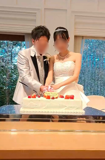 りっちゃんさんのウエディングケーキの写真