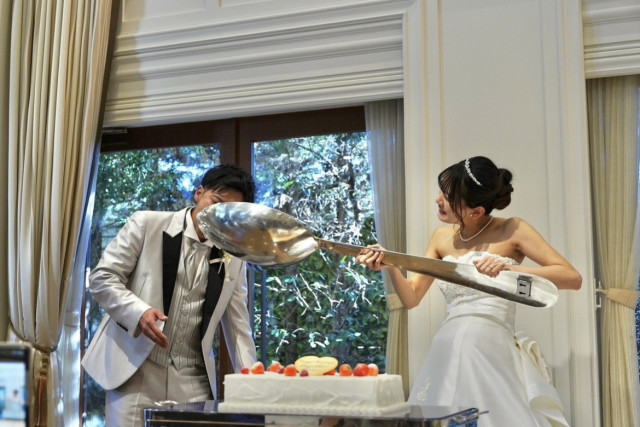 りっちゃんさんのウエディングケーキの写真