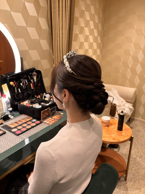 さきさんのヘアメイクの写真