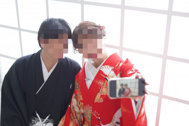 さきさんの前撮りの写真