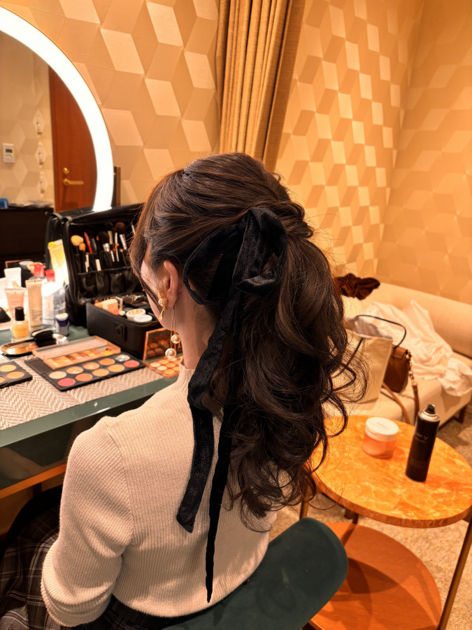さきさんのヘアメイクの写真