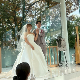 きょんさんのウエディングドレスの写真