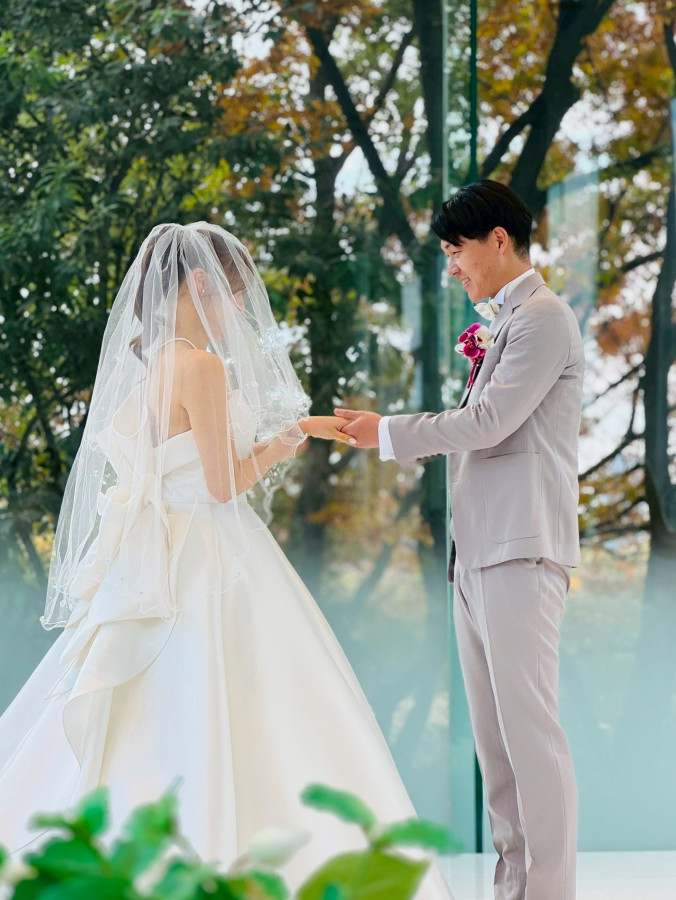 きょんさんのウエディングドレスの写真