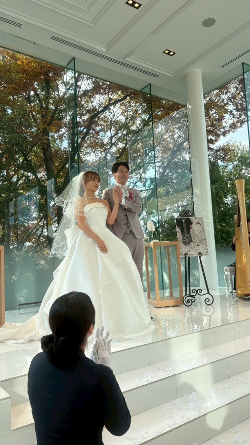 きょんさんのウエディングドレスの写真