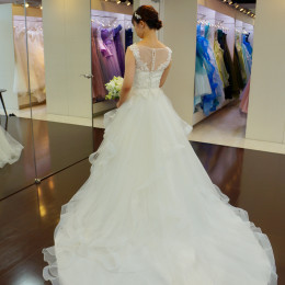 らすちゃんさんのウエディングドレスの写真