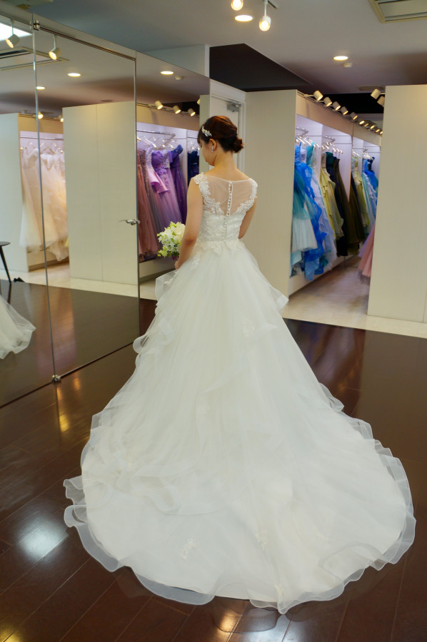 らすちゃんさんのウエディングドレスの写真