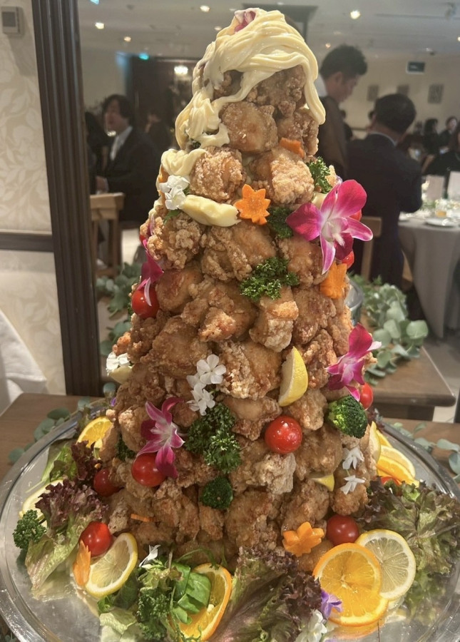 まひるるるさんのウエディングケーキの写真