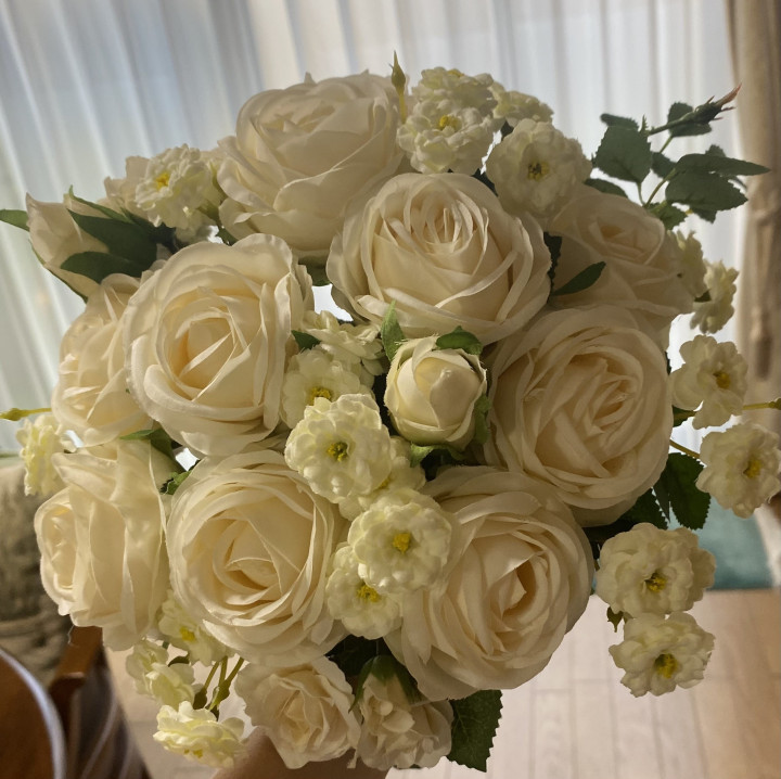 きゅうりーさんのブーケ・ブートニアの写真