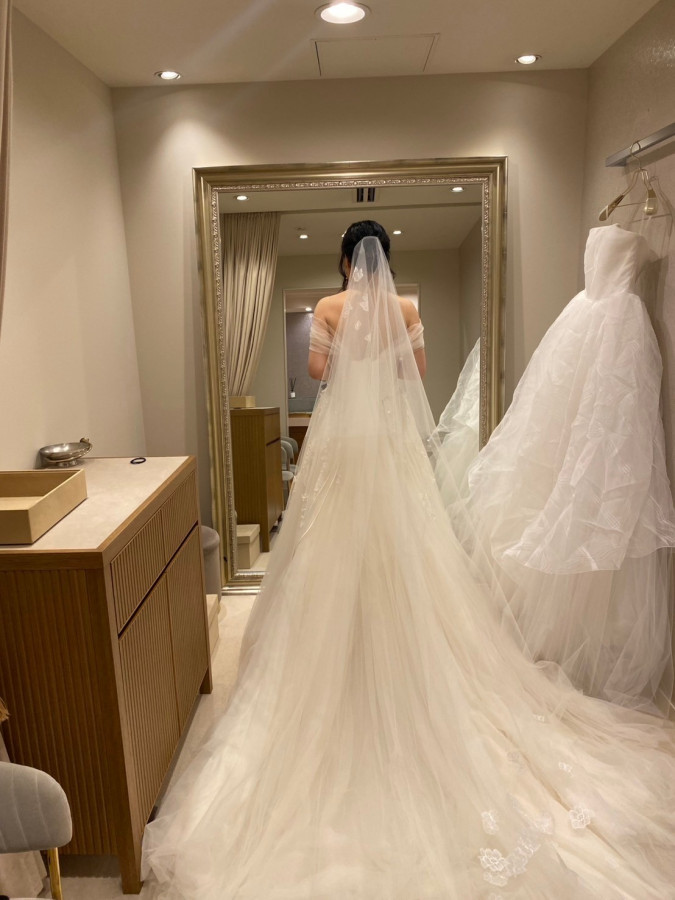 たにーさんのウエディングドレスの写真