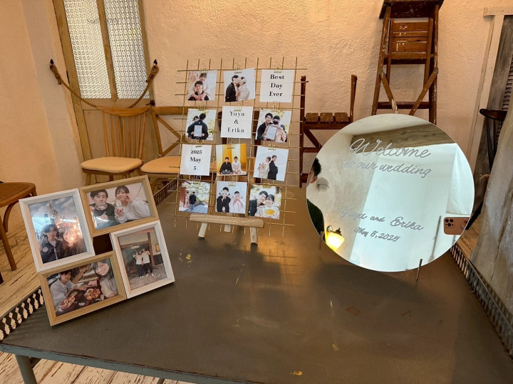 Y.Tさんの会場装飾アイテムの写真