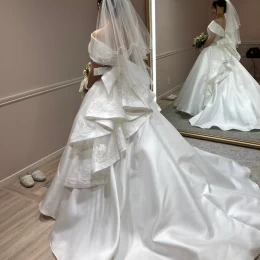 くまちゃんさんのウエディングドレスの写真