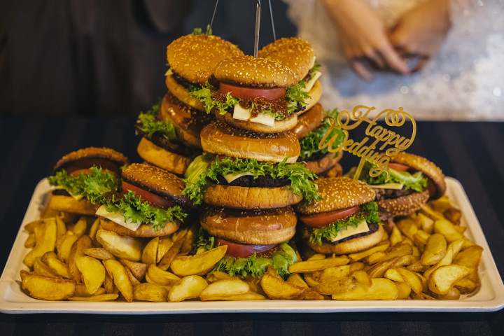 よもぎさんのウエディングケーキの写真