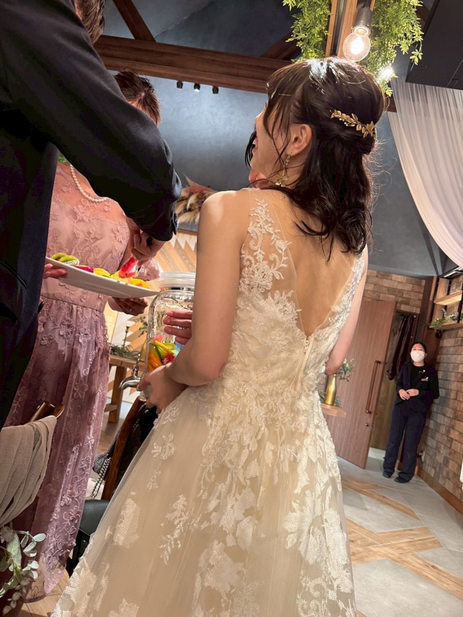 家族に感謝が伝えられたアットホームな結婚式