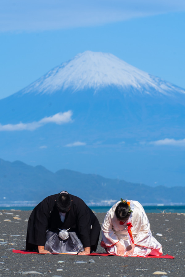 かみゅさんの前撮りの写真