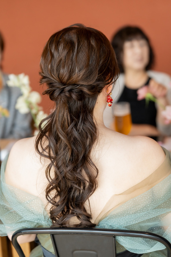 Mさんのヘアメイクの写真