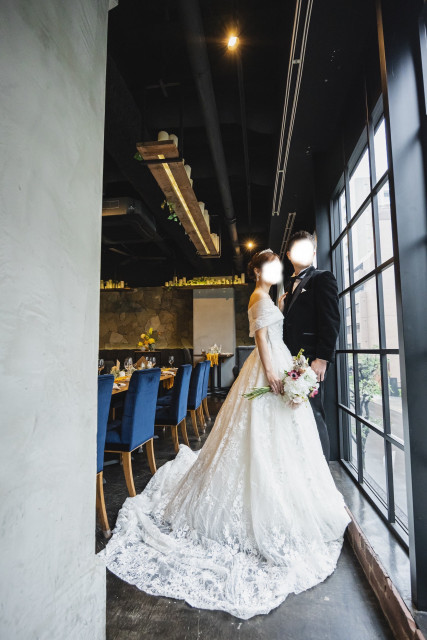 サクさんのウエディングドレスの写真