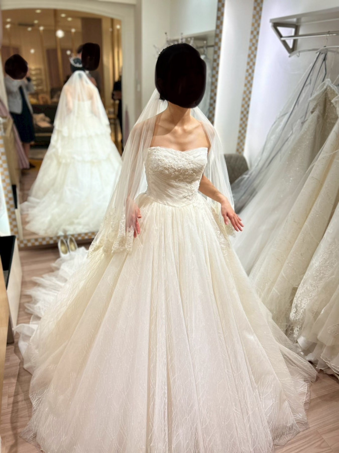 ぱんださんのウエディングドレスの写真