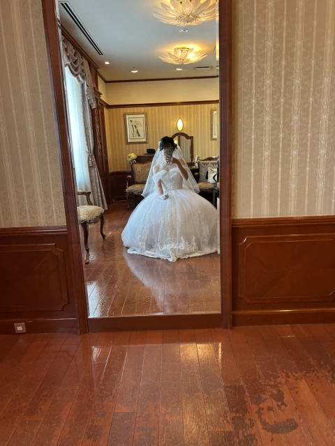 あおいさんのウエディングドレスの写真