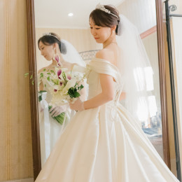 まろやかな宴さんのウエディングドレスの写真