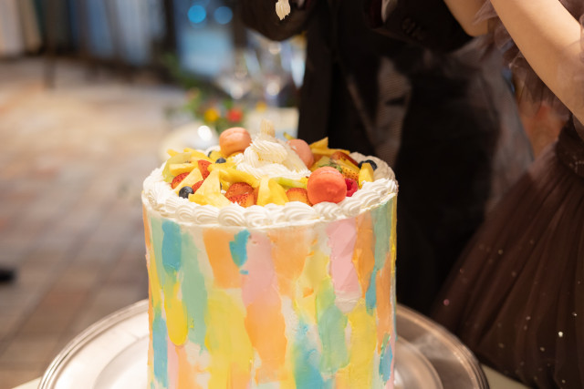 まろやかな宴さんのウエディングケーキの写真