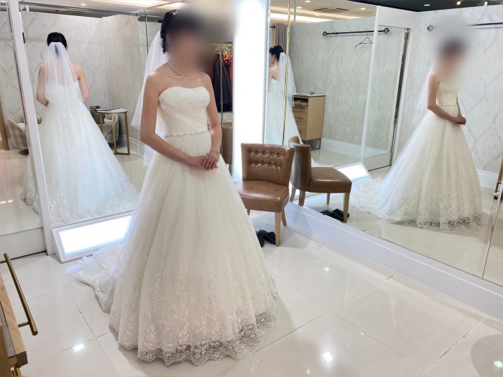 くまさんのウエディングドレスの写真