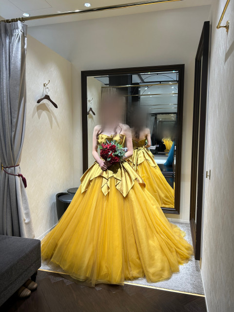 ももこさんのウエディングドレスの写真