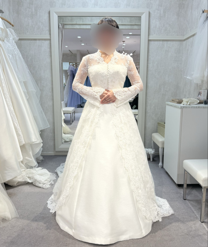ぽさんのウエディングドレスの写真