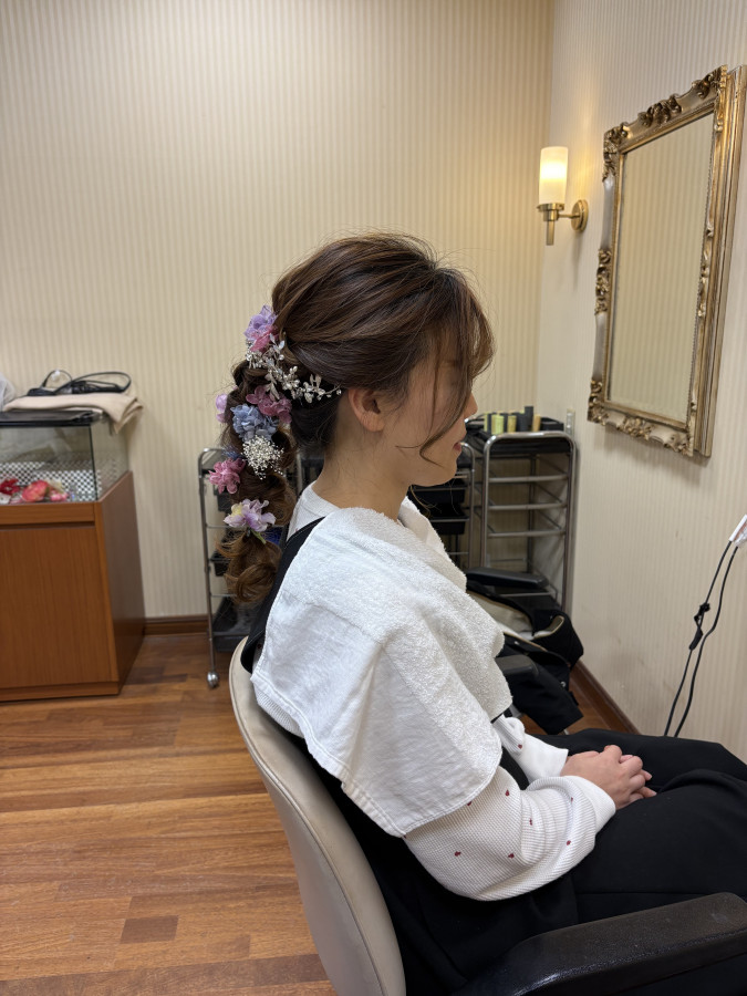 ぐぅ子さんのヘアメイクの写真