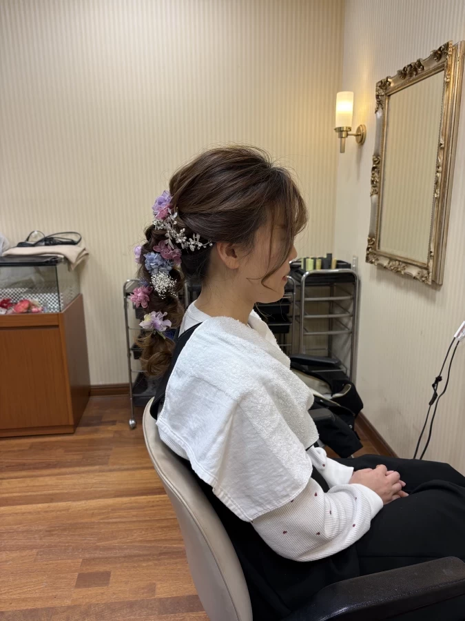 ぐぅ子さんのヘアメイクの写真